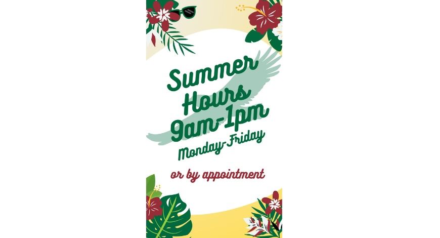  Summer Hours